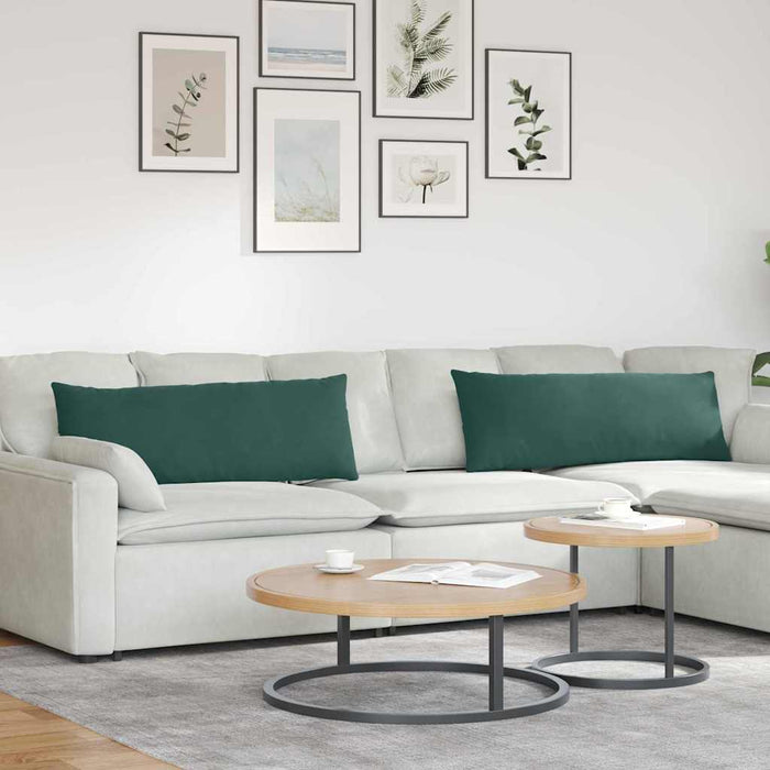 Perne pentru canapea 2 pcs Verde închis 120 x 40 cm - WALTI WALTI