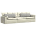 Perne pentru canapea 2 pcs Gri deschis 120 x 40 cm țesătură - WALTI WALTI