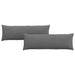 Perne pentru canapea 2 pcs Gri închis 120 x 40 cm țesătură - WALTI WALTI