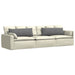 Perne pentru canapea 2 pcs Gri închis 120 x 40 cm țesătură - WALTI WALTI