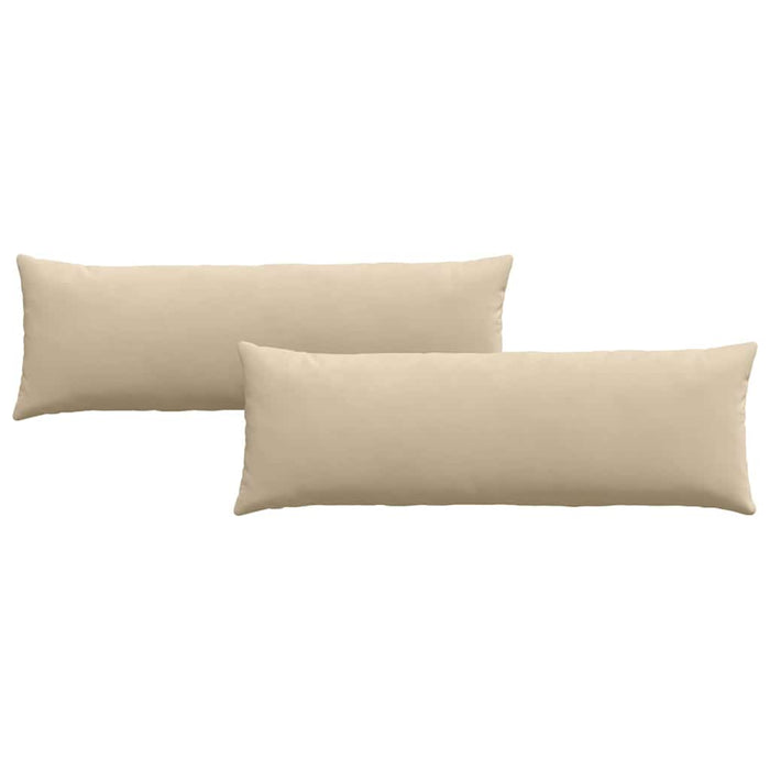 Perne pentru canapea 2 pcs Crem 120 x 40 cm țesătură - WALTI WALTI