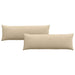 Perne pentru canapea 2 pcs Crem 120 x 40 cm țesătură - WALTI WALTI