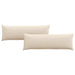 Perne pentru canapea 2 pcs Bej 120 x 40 cm țesătură - WALTI WALTI