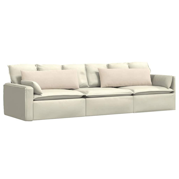 Perne pentru canapea 2 pcs Bej 120 x 40 cm țesătură - WALTI WALTI
