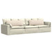 Perne pentru canapea 2 pcs Bej 120 x 40 cm țesătură - WALTI WALTI