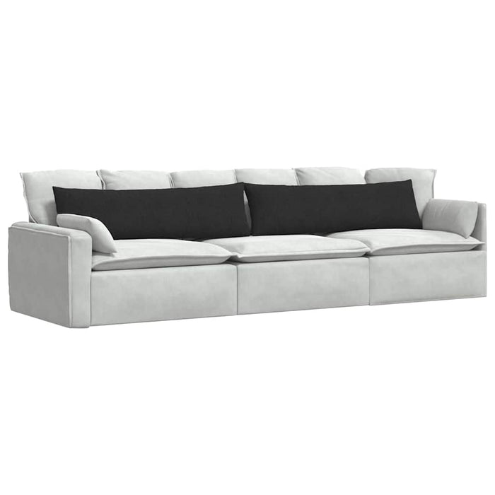 Perne pentru canapea 2 pcs Negru 145 x 40 cm țesătură - WALTI WALTI