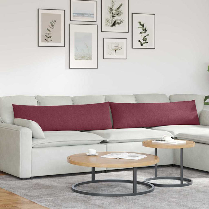 Perne pentru canapea 2 pcs Roșu Vin 145 x 40 cm țesătură - WALTI WALTI