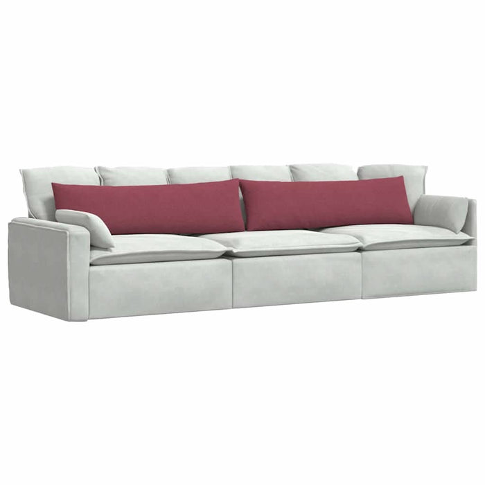 Perne pentru canapea 2 pcs Roșu Vin 145 x 40 cm țesătură - WALTI WALTI