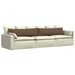 Perne pentru canapea 2 pcs Maro 145 x 40 cm țesătură - WALTI WALTI