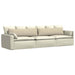 Perne pentru canapea 2 pcs Crem 145 x 40 cm țesătură - WALTI WALTI
