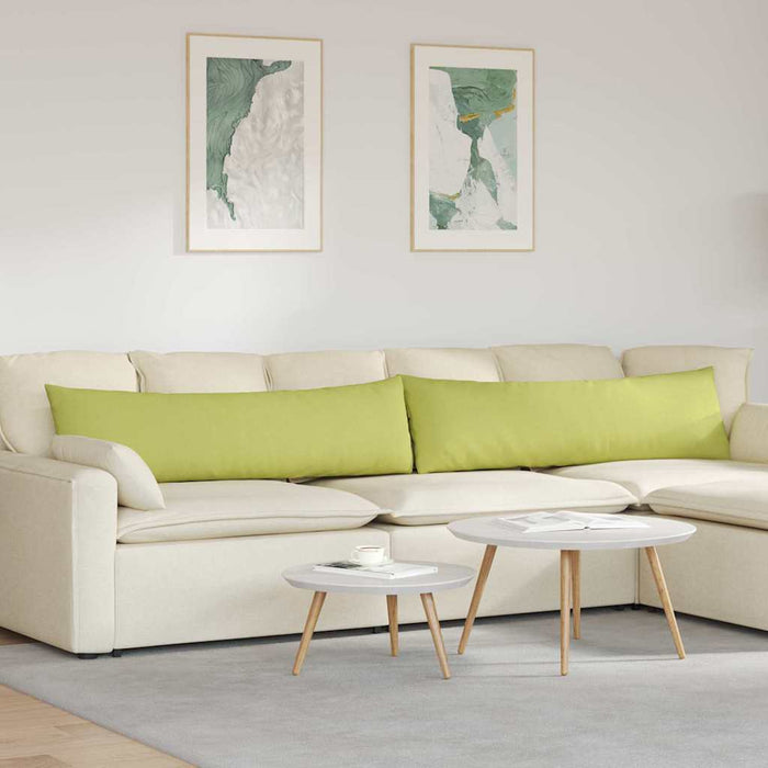 Perne pentru canapea 2 pcs Verde deschis 145 x 40 cm țesătură - WALTI WALTI