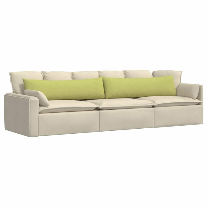Perne pentru canapea 2 pcs Verde deschis 145 x 40 cm țesătură - WALTI WALTI