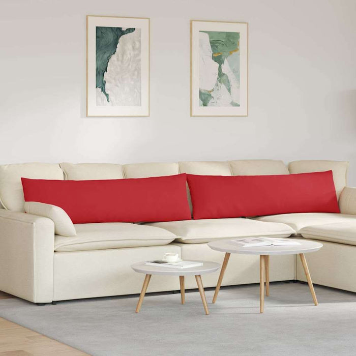 Perne pentru canapea 2 pcs Roșu 145 x 40 cm țesătură - WALTI WALTI
