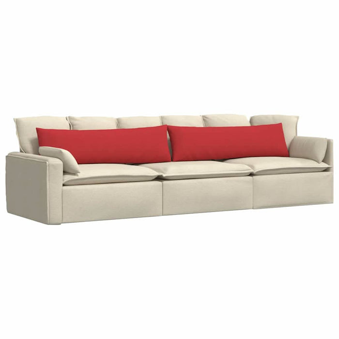Perne pentru canapea 2 pcs Roșu 145 x 40 cm țesătură - WALTI WALTI