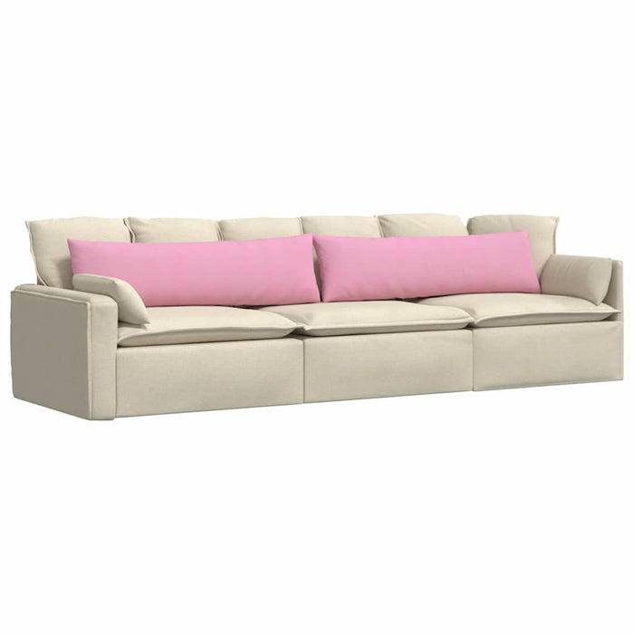 Perne pentru canapea 2 pcs Roz 145 x 40 cm țesătură - WALTI WALTI