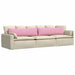Perne pentru canapea 2 pcs Roz 145 x 40 cm țesătură - WALTI WALTI