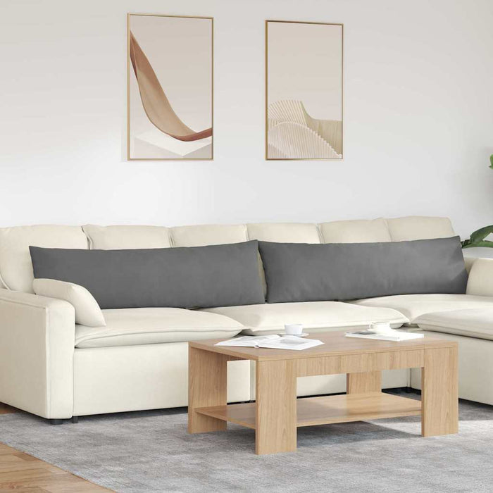 Perne pentru canapea 2 pcs Gri închis 145 x 40 cm țesătură WALTI