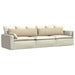 Perne pentru canapea 2 pcs Crem 145 x 40 cm țesătură - WALTI WALTI