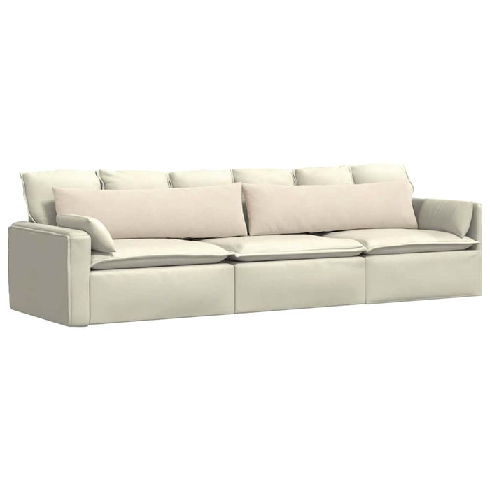 Perne pentru canapea 2 pcs Bej 145 x 40 cm țesătură - WALTI WALTI