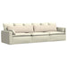 Perne pentru canapea 2 pcs Bej 145 x 40 cm țesătură - WALTI WALTI