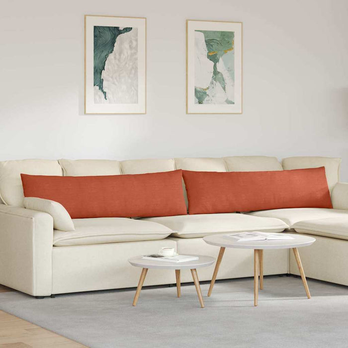 Perne pentru canapea 2 pcs Roșu portocalie 145 x 40 cm - WALTI WALTI