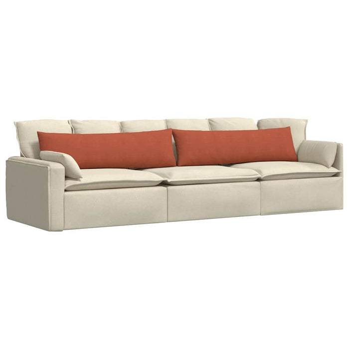 Perne pentru canapea 2 pcs Roșu portocalie 145 x 40 cm - WALTI WALTI