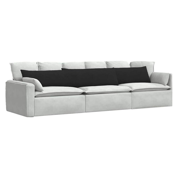 Perne pentru canapea 2 pcs Negru 200 x 40 cm țesătură - WALTI WALTI