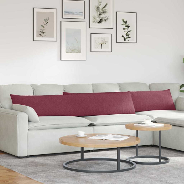 Perne pentru canapea 2 pcs Roșu Vin 200 x 40 cm țesătură - WALTI WALTI