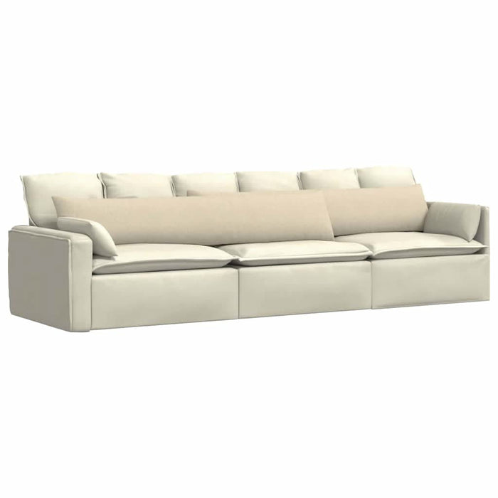 Perne pentru canapea 2 pcs Crem 200 x 40 cm țesătură - WALTI WALTI