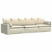 Perne pentru canapea 2 pcs Crem 200 x 40 cm țesătură - WALTI WALTI