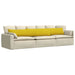Perne pentru canapea 2 pcs Galben 200 x 40 cm - WALTI WALTI