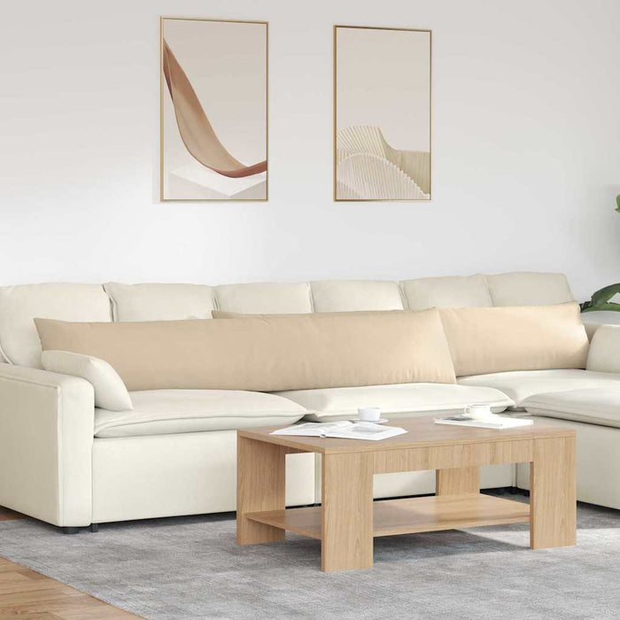 Perne pentru canapea 2 pcs Crem 200 x 40 cm țesătură - WALTI WALTI