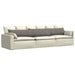 Perne pentru canapea 2 pcs Gri deschis 200 x 40 cm - WALTI WALTI