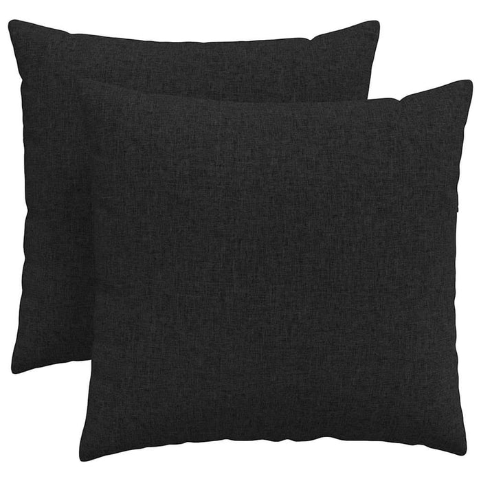 Perne pentru canapea 2 pcs Negru 45 x 45 cm țesătură - WALTI WALTI