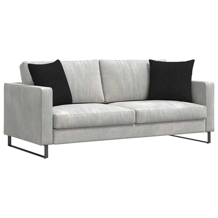Perne pentru canapea 2 pcs Negru 45 x 45 cm țesătură - WALTI WALTI