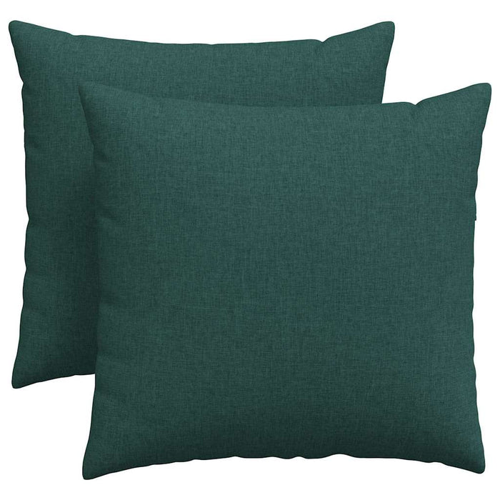 Perne pentru canapea 2 pcs Verde închis 45 x 45 cm țesătură - WALTI WALTI