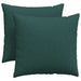Perne pentru canapea 2 pcs Verde închis 45 x 45 cm țesătură - WALTI WALTI