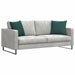 Perne pentru canapea 2 pcs Verde închis 45 x 45 cm țesătură - WALTI WALTI