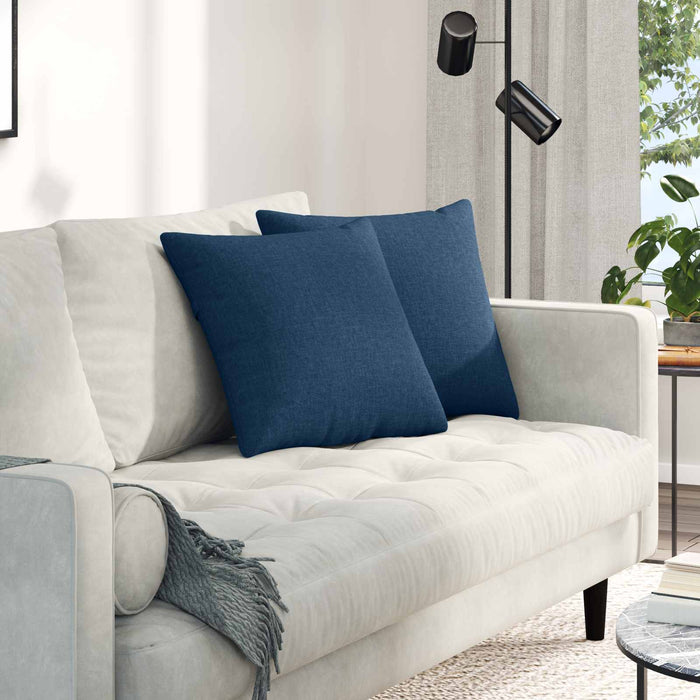 Perne pentru canapea 2 pcs albastru 45 x 45 cm țesătură - WALTI WALTI