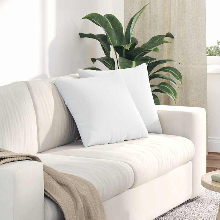 Perne pentru canapea 2 pcs Alb 45 x 45 cm țesătură - WALTI WALTI