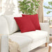 Perne pentru canapea 2 pcs Roșu 45 x 45 cm țesătură - WALTI WALTI