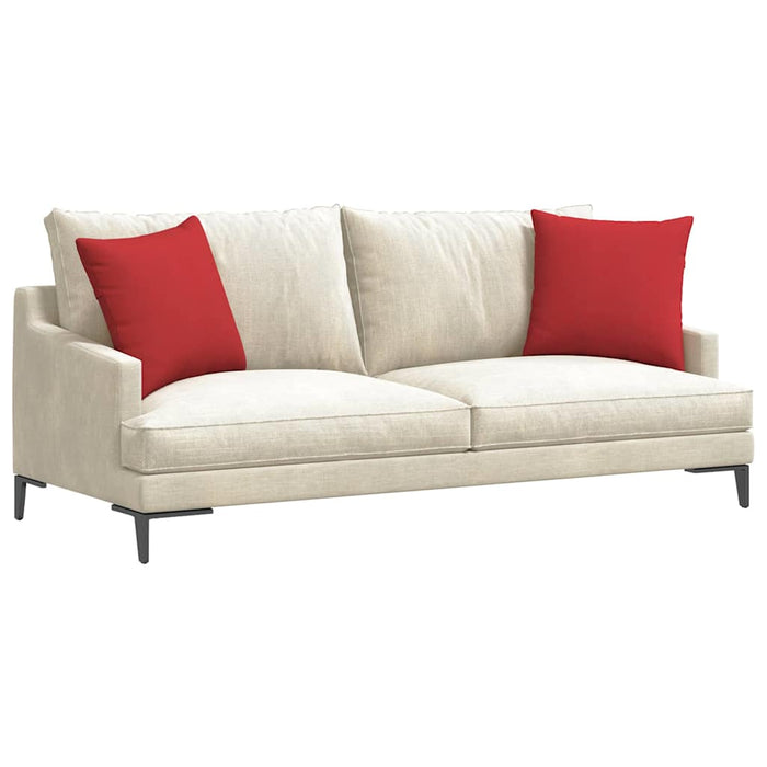 Perne pentru canapea 2 pcs Roșu 45 x 45 cm țesătură - WALTI WALTI