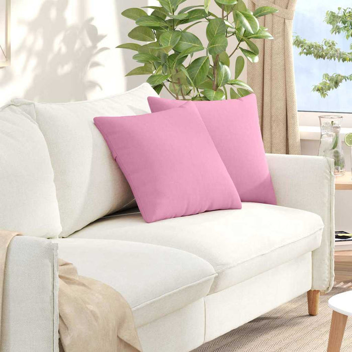 Perne pentru canapea 2 pcs Roz 45 x 45 cm țesătură - WALTI WALTI