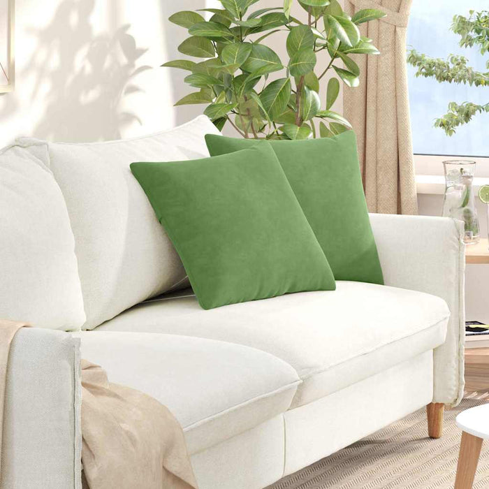 Perne pentru canapea 2 pcs Verde deschis 45 x 45 cm - WALTI WALTI