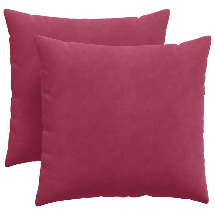 Perne pentru canapea 2 pcs Roșu Vin 45 x 45 cm - WALTI WALTI