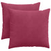 Perne pentru canapea 2 pcs Roșu Vin 45 x 45 cm - WALTI WALTI