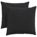 Perne pentru canapea 2 pcs Negru 45 x 45 cm - WALTI WALTI