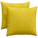 Perne pentru canapea 2 pcs Galben 45 x 45 cm - WALTI WALTI