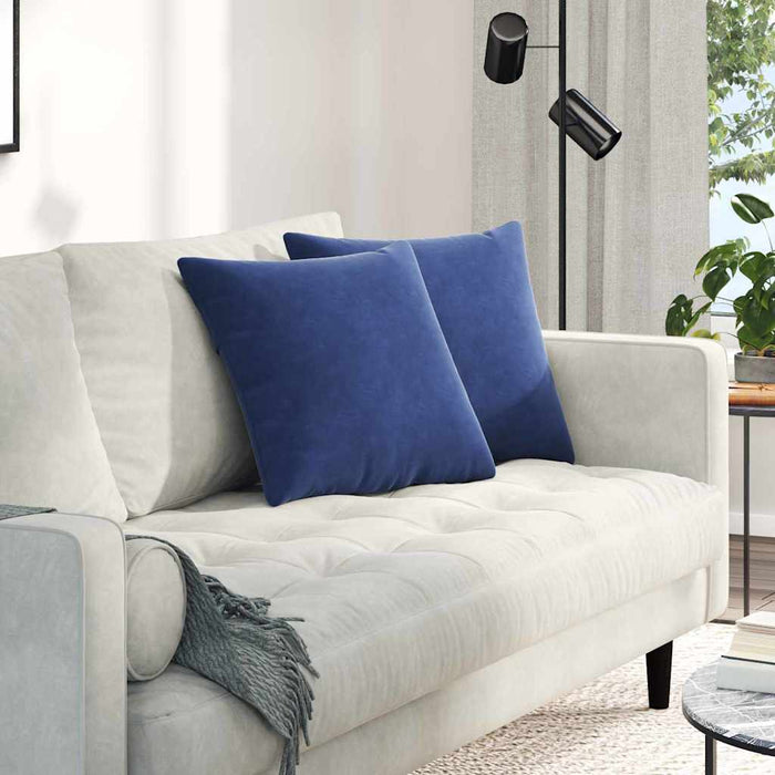 Perne pentru canapea 2 pcs Albastru Poliție 45 x 45 cm - WALTI WALTI