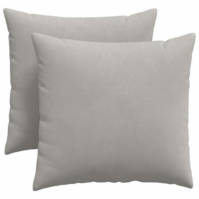 Perne pentru canapea 2 pcs Gri deschis 45 x 45 cm țesătură - WALTI WALTI